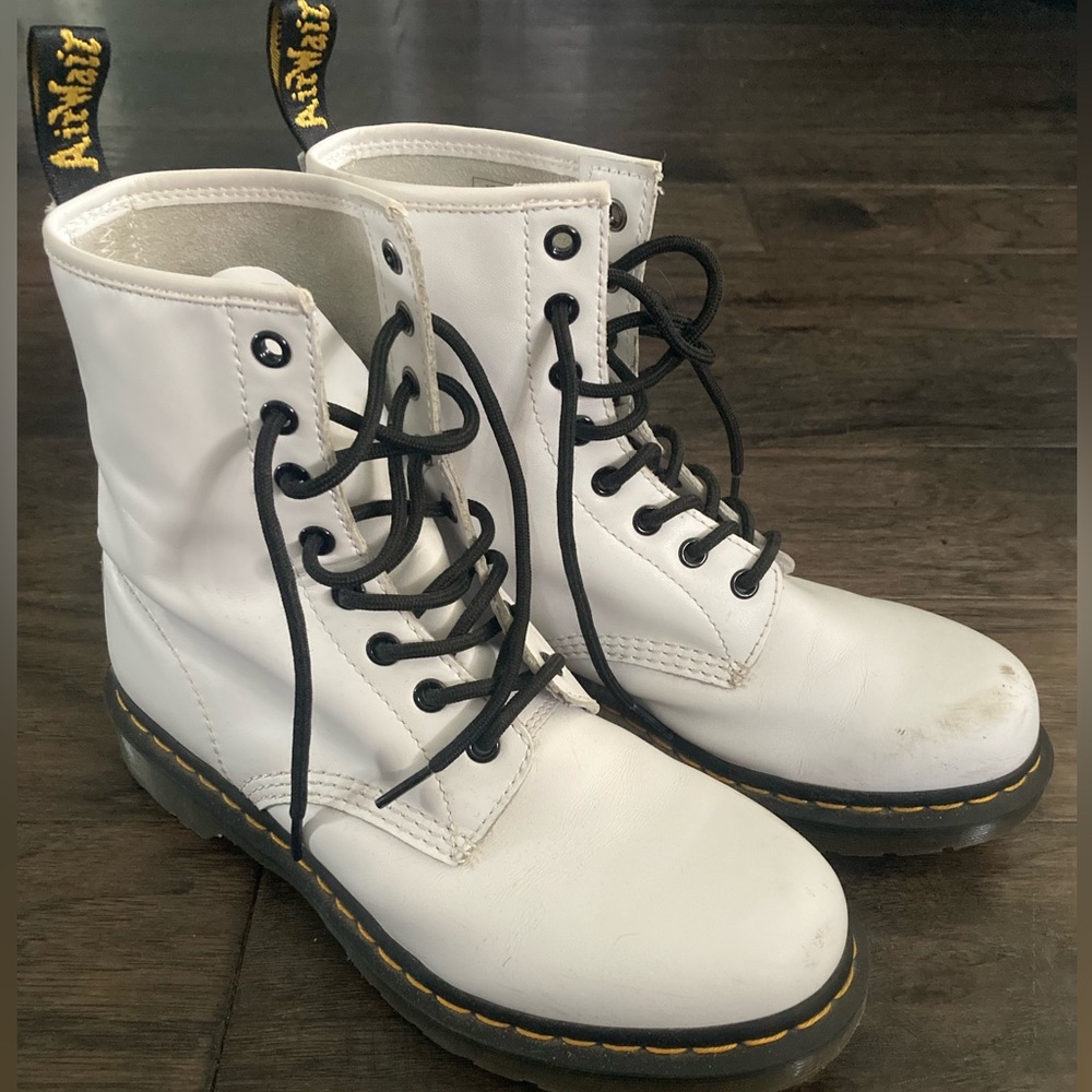 White Dr Martens